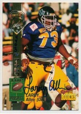 1994 Signature Rookies Larry Allen #4 Rookie 4703/7750 Auto Autograph HOF Dallas