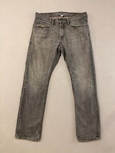Banana Republic Jeans Mens Size 34 x 32 Vintage Straight Gray Denim