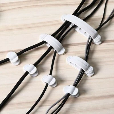 Kabelclip selbstklebend Kabelführung Kabelhalter Kabelklemme Clip - Bild 1 von 4