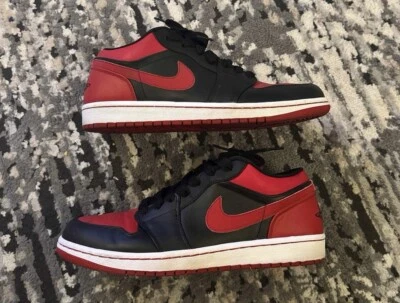 Talla 10 - Air Jordan 1 Phat Low Bred Foto 1 de 4