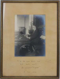 Dupré, Marcel. (1886 - 1971) ORGAN Huge Signed Photograph - Picture 1 of 3