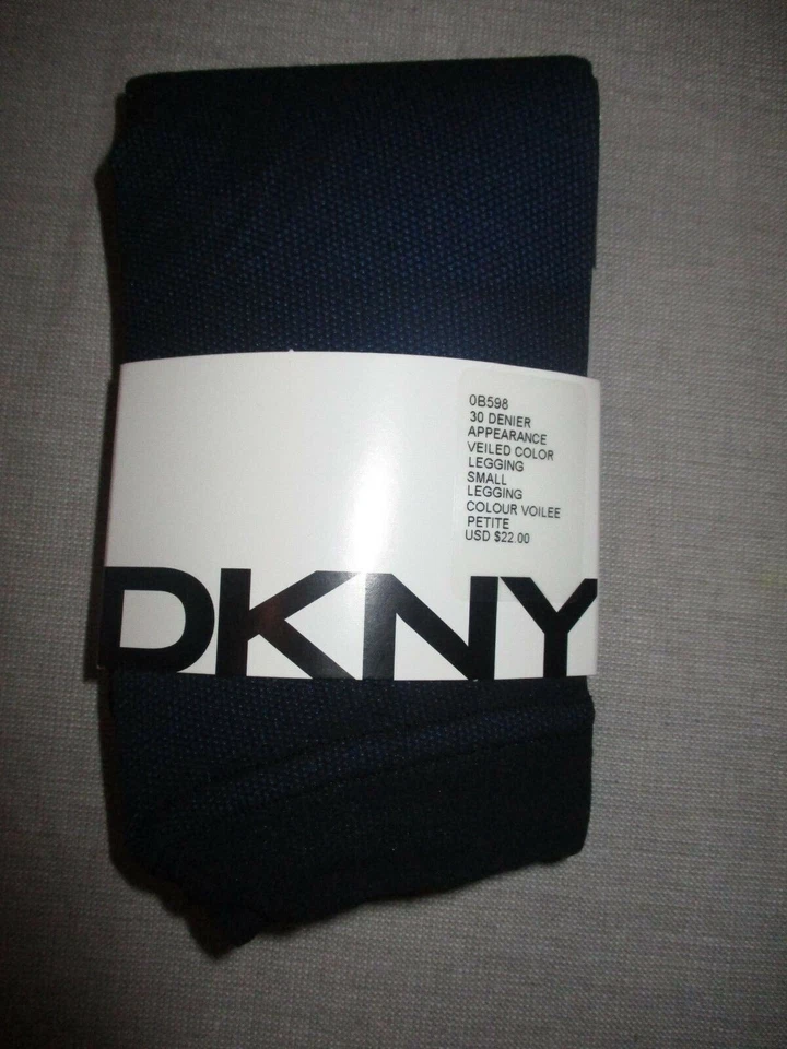 904B1 DKNY 0B598 Opaque Comfort Control Top Tights Veiled Color Small BlackRed - Image 1 of 1