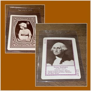 GEORGE WASHINGTON 1897 Playing Card Co. Antique #1 U.S. President Card RARE!!! - Bild 1 von 3