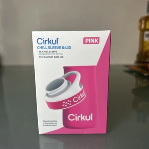 Cirkul Chill Sleeve & Comfort-Grip Lid for 22oz Bottle- Pink - NEW - Fast 📦 - Picture 1 of 6