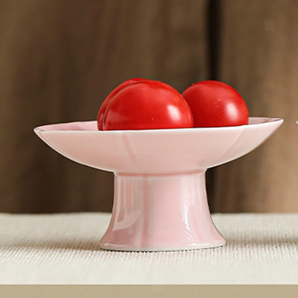 Fruit Plate Mini Dessert Display Stand Footed Pedestal Tray Snack Dish Cupcake - Image 1 of 1