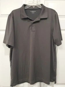 Croft & Barrow Performance Polo Style Kurzarm Grau Herren L Golf Arbeit Kirche - Bild 1 von 6