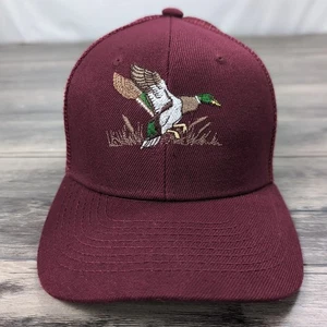 VINTAGE Mallard Duck Camo Trucker Mesh Hat Rope Hunting Snapback Excellent 90s - Picture 1 of 8