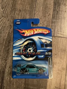 Hot Wheels 2006 Dropstars 5/5 Nissan Skyline R32 GT-R in Teal  - Picture 1 of 4