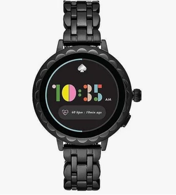 Kate Spade Black scallop smartwatch ladies  women Smartwatch- black - used - Image 1 of 4