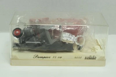Vintage Solida 1:43 1939 Citroen 15 Pompier Diecast #4033 Model Kit - Image 1 of 3