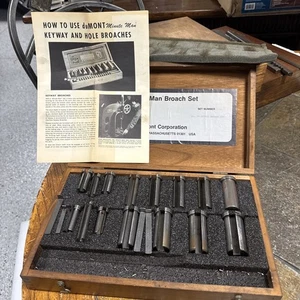 dumont Räummaschine Set Nr.70 metrische Broschen Minute Mann Brosche ohne Schlüssel. Just 15 Broa - Bild 1 von 10