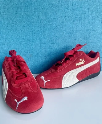 Ropa de calle Puma Speedcat OG a rayas rojas y blancas para mujer talla 6 Foto 1 de 4