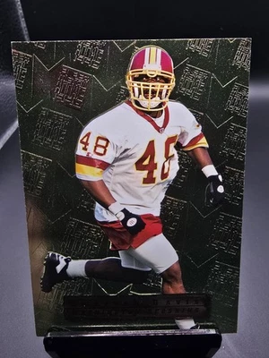 1996 Fleer Metal Football Stephen Davis #127 Rookie RC - Washington Redskins - Image 1 of 2