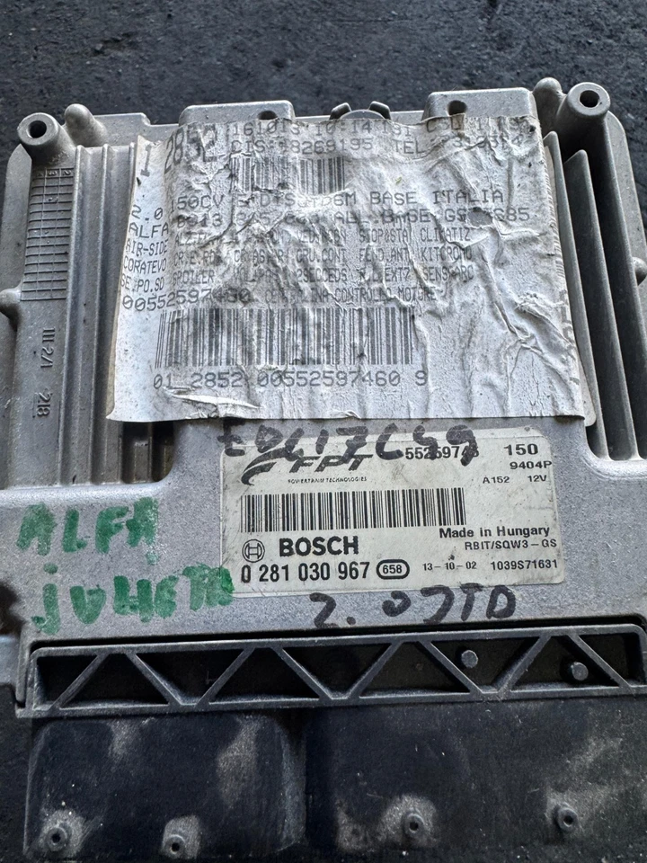 Bosch ECU 55259745 EDC17C49 0281030967 Engine Control Module - Image 1 of 1