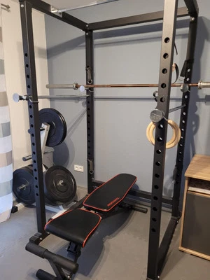 Trainhard Powerrack, Homegym mit Zubehör - Bild 1 von 4