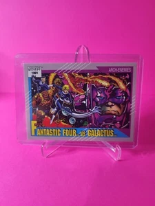 1991 Impel Marvel Universe II #107 Fantastic Four vs. Galactus Arch-Enemies - Picture 1 of 3