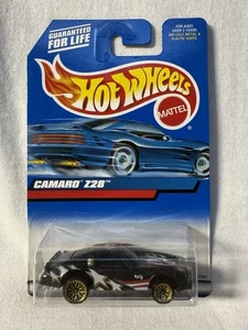 Hot Wheels 2000 Collector #124 CAMARO Z28 Black w/Gold Lace Spoke Wheels - Picture 1 of 4