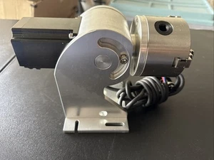 Monport Rotary Axis 80mm 3 Jaw Rotary Attachment for Fiber Laser Engraver Marker - Picture 1 of 5