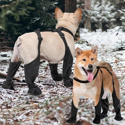 "2025 Zapatos Antideslizantes para Perro Protector de Pata Exterior Botines de Lluvia Calcetines S-XL" Foto 1 de 4