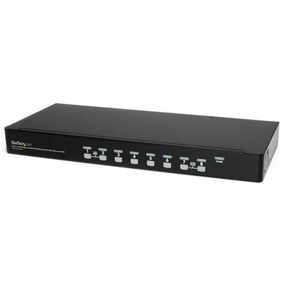 StarTech.com Kit Switch KVM USB montabile a rack 1U 8 porte con funzione OSD e c - Immagine 1 di 4