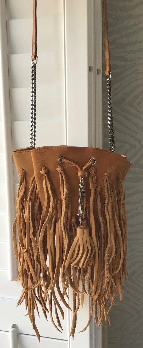 Saint Laurent Fringe Bags & Bucket & Drawstring Bag Handbags for