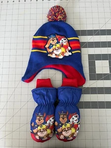Nickelodeon Paw Patrol Toddler Winter Hat with Insulated Ski Mitten Set, Age 2-4 - Picture 1 of 8