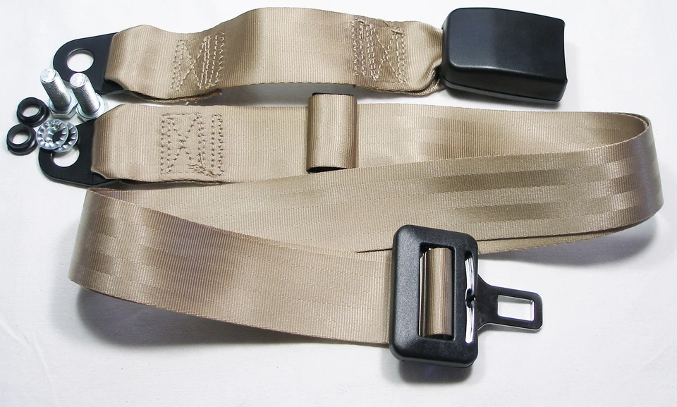 2-point seat belt lap belt beige NSU Prinz/TT/TTS new seatbelt - Image 1 of 1