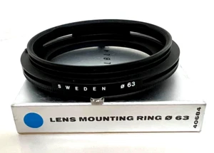 【COMO NUEVO con caja】Anillo de montaje de lente Hasselblad 63 para sombra profesional tardía 40484 de JAPÓN - Imagen 1 de 7