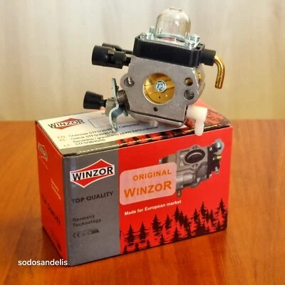 WINZOR Carburateur pour STIHL FS38 FS55 2-MIX FS55R2-MIX 41401200629 41401200623 C1Q...