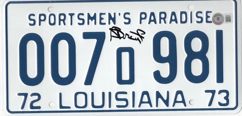 RICHARD DREYFUSS JAWS SIGNED LICENSE PLATE PROP AUTOGRAPH BECKETT BAS COA Cover