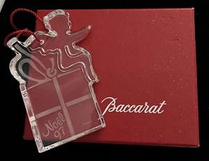 Baccarat Crystal 1997 NOEL ANGEL Christmas Ornament • Box & Pouch • FRANCE - Picture 1 of 8