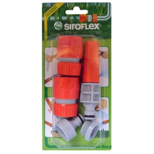 Siroflex 4550/AS Gartenhahn Düsenset | verstellbare Brause | 1/2" - 5/8" Schlauch - Bild 1 von 3