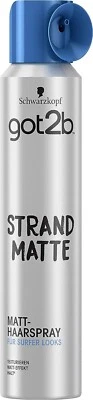 1x got2b Strand Matte Haarspray (200 ml), für Männer verleiht matte Surfer Looks - Bild 1 von 3