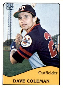 1979 Toledo Mud Hens TCMA #17 Dave Coleman - NM Dayton Ohio OH Baseball Card