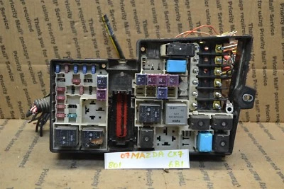 Mazda CX7 2007-2009 caja de fusibles conexión OEM 518818109 módulo 801-6B1  Foto 1 de 4