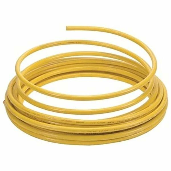 15mm Copper Pipe Tube Yellow Plastic Coated Sold Per Metre