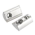 M5 Roll in Spring T-nut with Ball for 4040 Series Rail with 8mm Slot 10Pcs