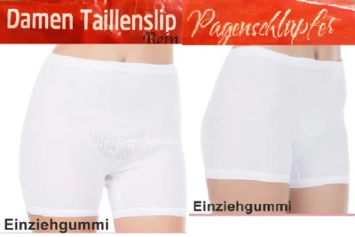 3*6*9*12*St Taillenslip& Pagenslip mit Bein 100 % BWL  Gr. 40-58. ART:190 od 187 - Bild 1 von 3
