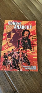 2014 SDCC COMIC CON BOOM SONS OF ANARCHY VOLUME 1 TPB BOOK SIGNED BY KURT SUTTER - Picture 1 of 1