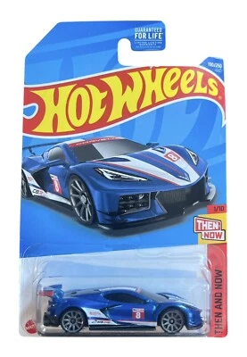 Hot wheels Corvette C8.R Blue #190 190/250 Then and Now 1/10 - Image 1 of 2