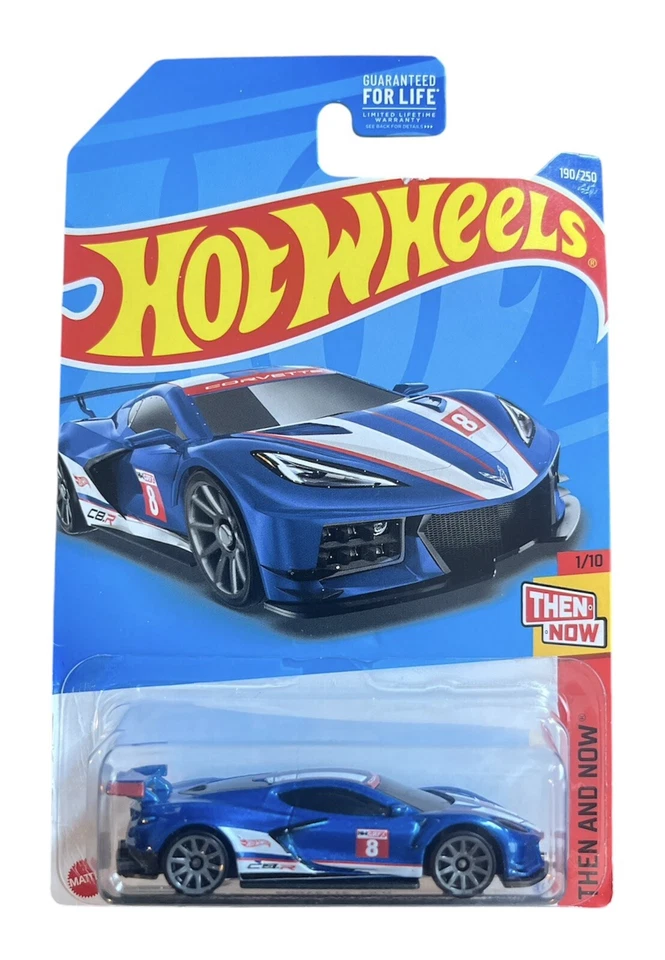 Hot wheels Corvette C8.R Blue #190 190/250 Then and Now 1/10 - Image 1 of 2
