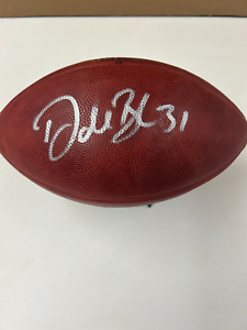 Donald Brown Colts - Autographed Full Size Wilson Game Issued football
