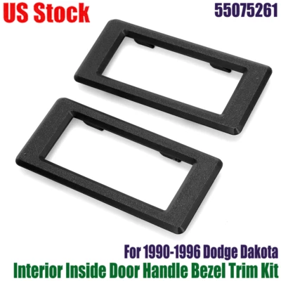 For Dodge Dakota 1987 -1996 Door Interior Inside Handle Trim Bezel Left & Right - Image 1 of 4