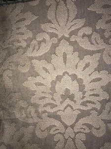 1.30mx1.48mw ofoatmeal cream damask upholstery fabric/material - Picture 1 of 4