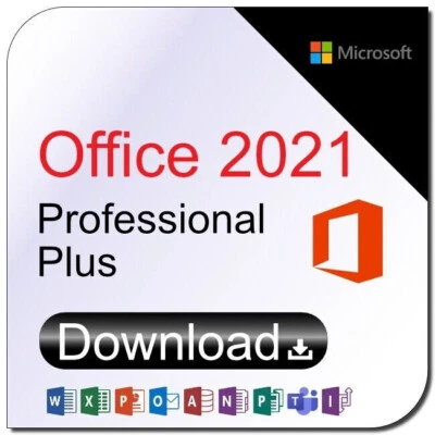 Microsoft Office Professional Plus 2021 NUOVO ESD Windows Licenza a vita Fattura - Immagine 1 di 2
