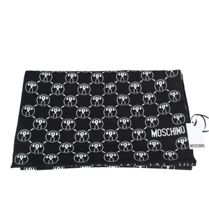 GF0026_MOSC Scarves MOSCHINO Unisex Black - Picture 1 of 2