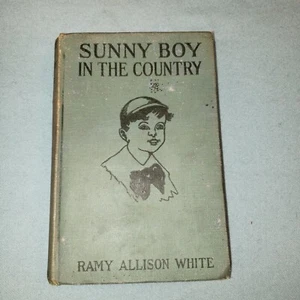 Antique Book 1920, Sunny Boy In The Country, By Ramy Allison White Hardcover - Picture 1 of 9
