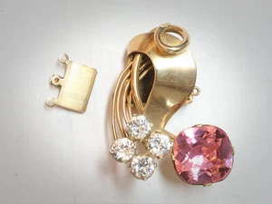 Große Kettenschließe zum Vorne Tragen, Vintage - Picture 1 of 4