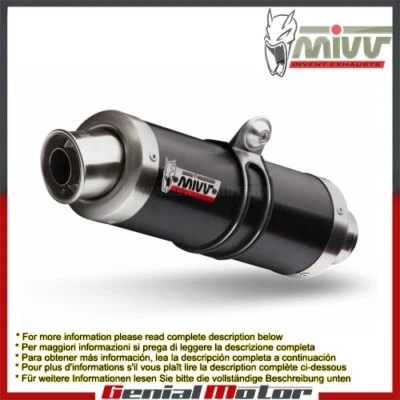 Escape completo Mivv GP negro acero inoxidable para Honda Cbr 125 R 2004 > 2010 Foto 1 de 3