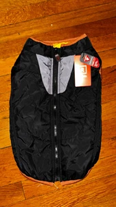 Reddy Doggie Puffer Jacket Sz XLarge, Reflective, Black & Brown MSRP $49.99 New! - Picture 1 of 3
